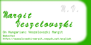 margit veszelovszki business card